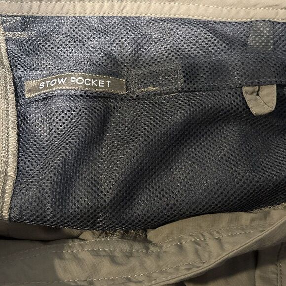 The North Face Roll-Up ARRF Shorts Women's 2 Long Green Nylon Hiking Outdoors - Picture 15 of 16